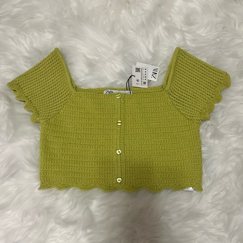 Zara Crochet Top - Cropped